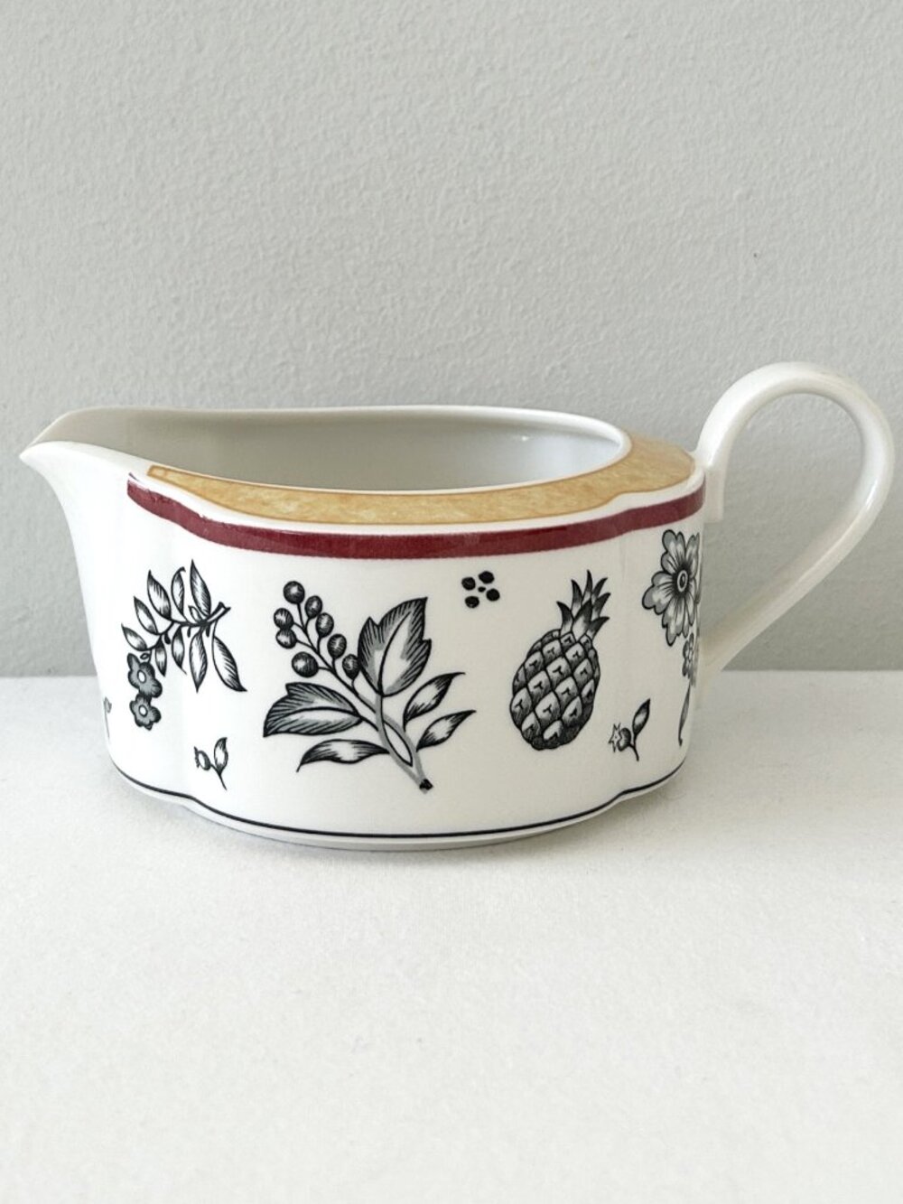 Villeroy Boch Switch Plantation Gravy Boat Floral Simla Vitro Porcelain Germany